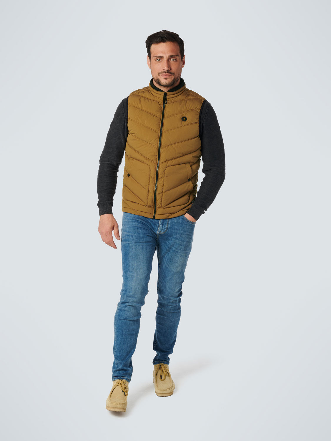 No Excess - Padded Bodywarmer - Moss or Green