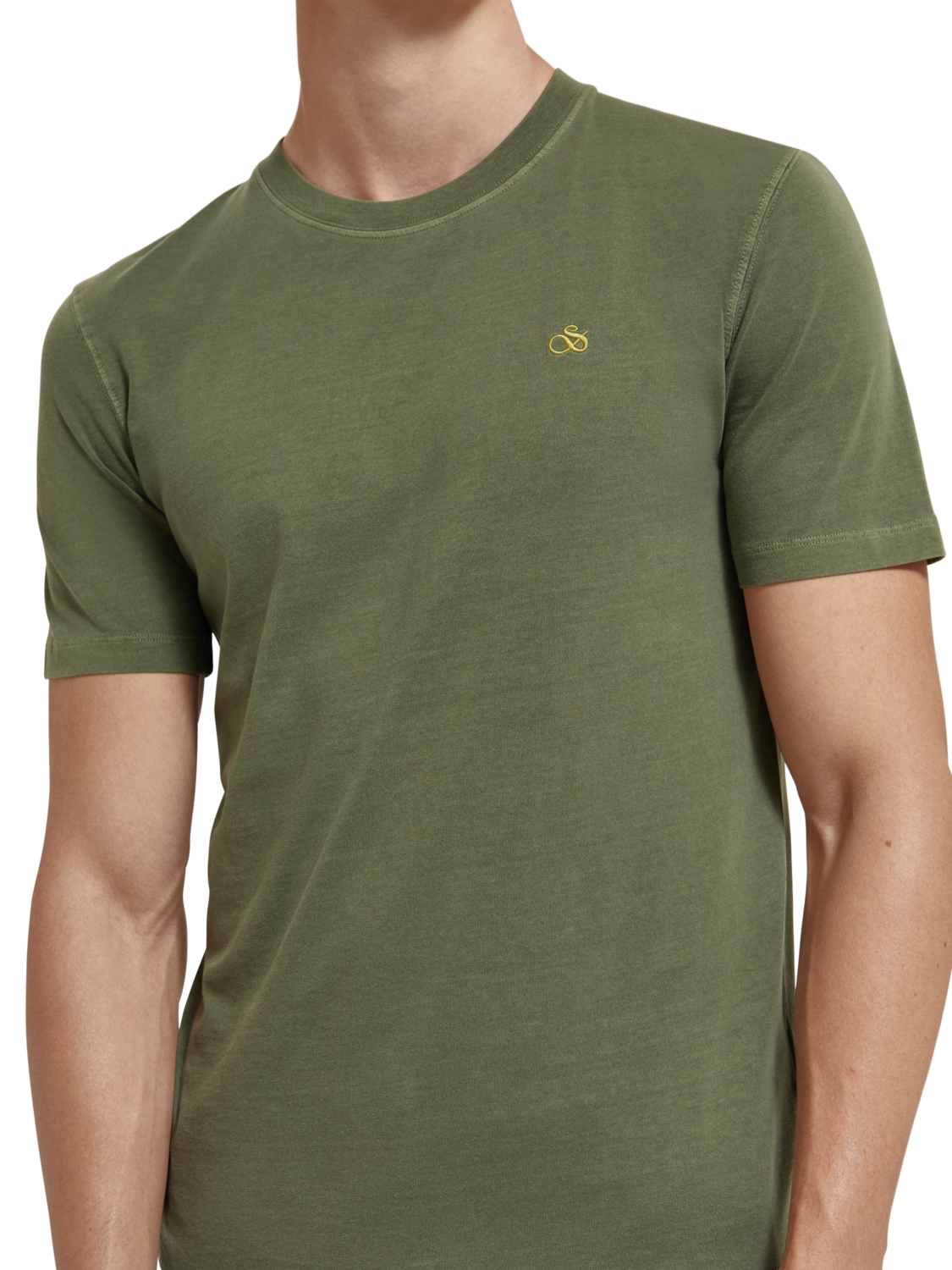 Scotch & Soda - Logo T-Shirt - Twilight or Field Green