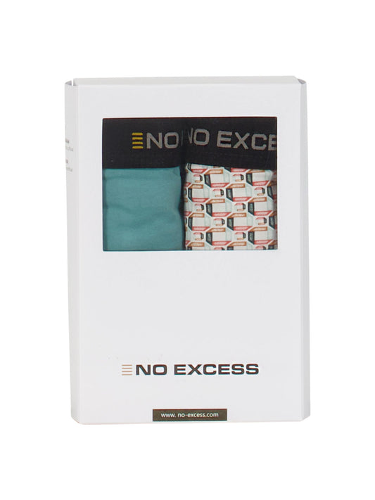 No Excess - Boxers 2 Pack - Teal / Multi