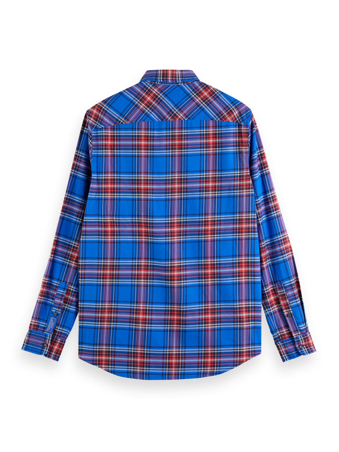 Scotch & Soda - Flannel Check Shirt - Blue/Red Check