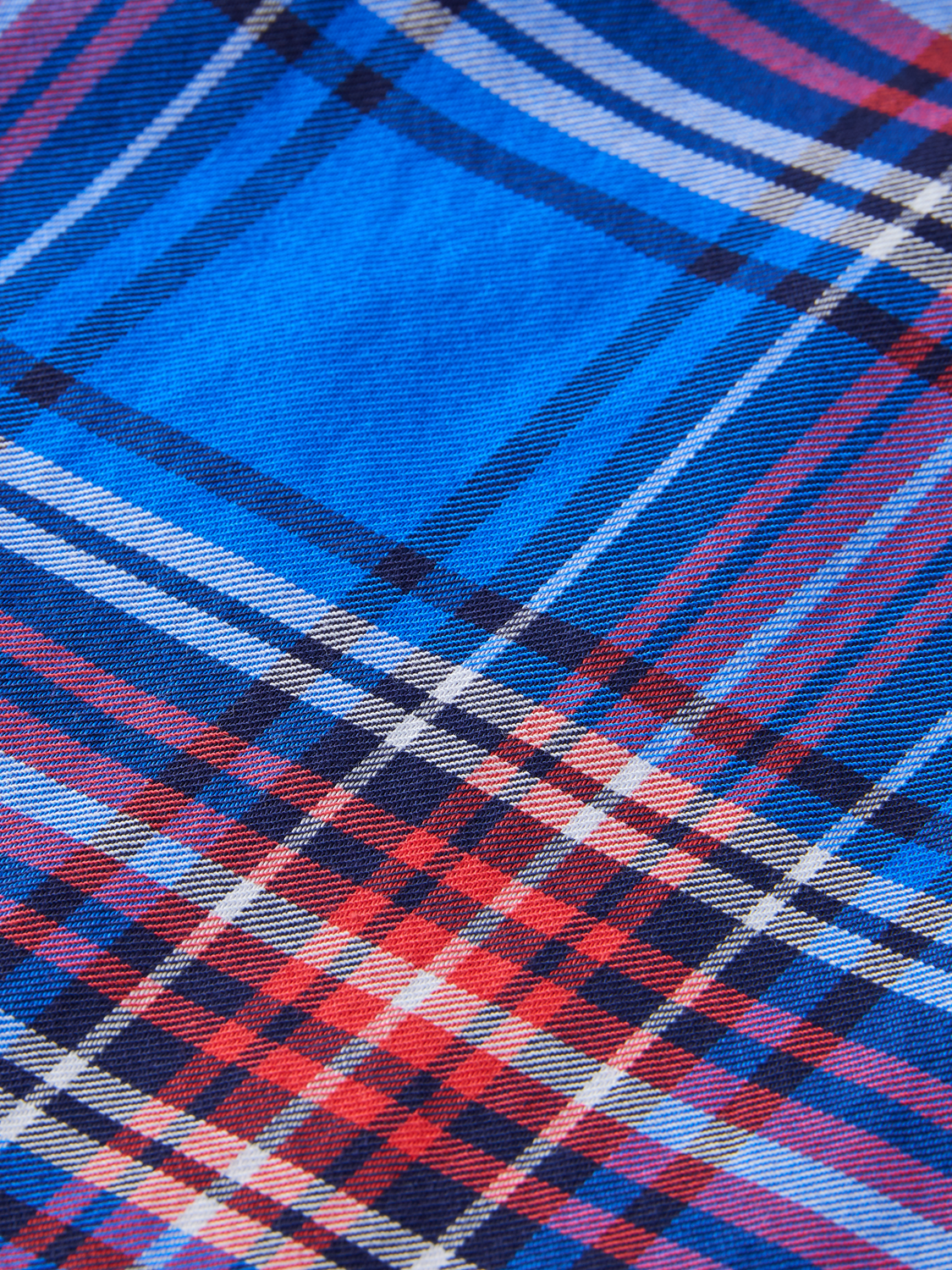 Scotch & Soda - Flannel Check Shirt - Blue/Red Check