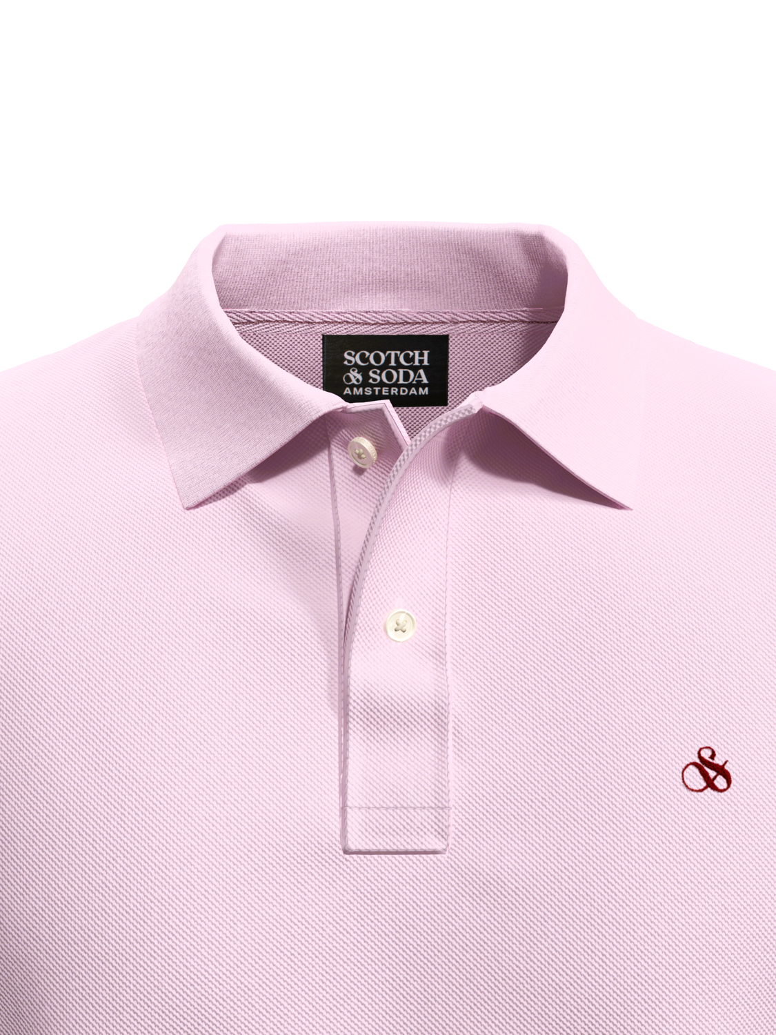 Scotch & Soda - Organic Cotton Pique Polo - Three Colour Options