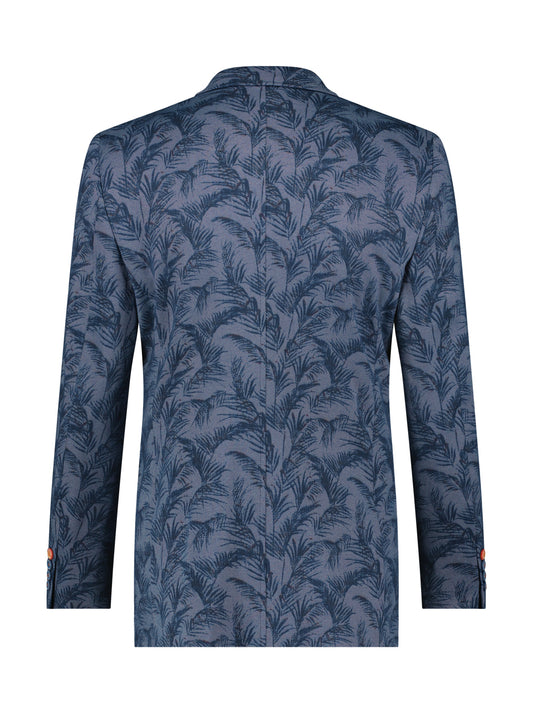 A Fish Named Fred - Leafy Pique Blazer - Navy