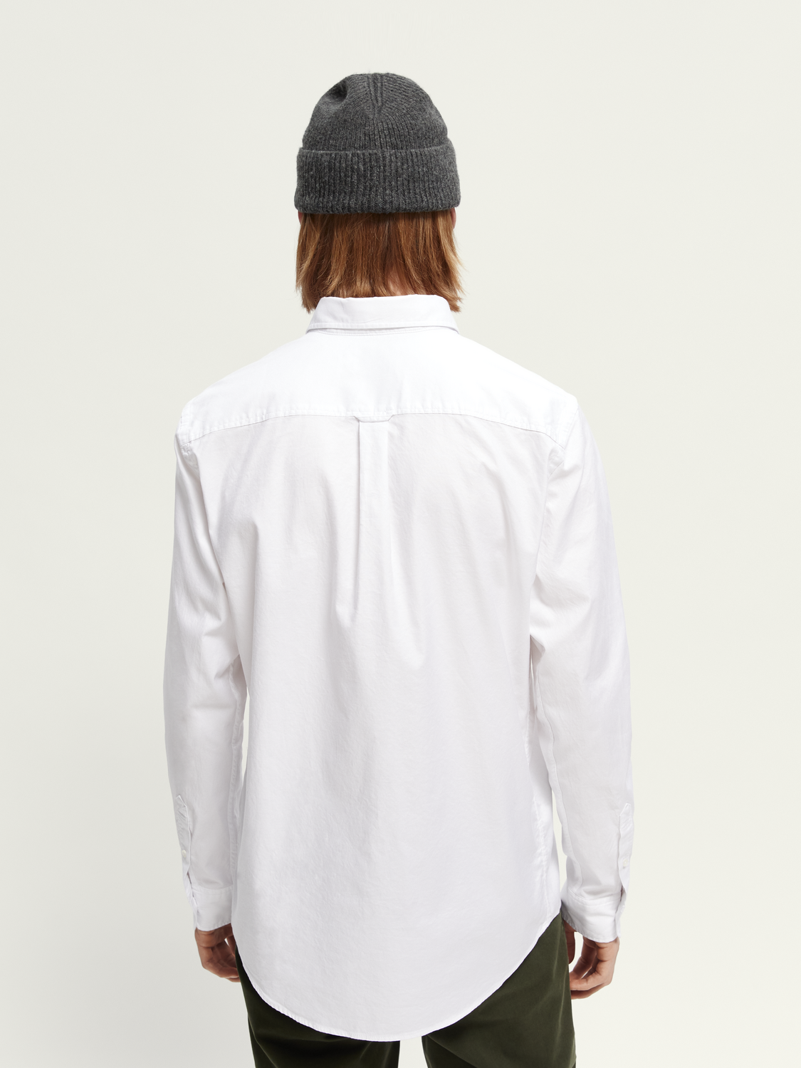 Scotch & Soda - Organic Cotton Oxford Shirt - White or Navy