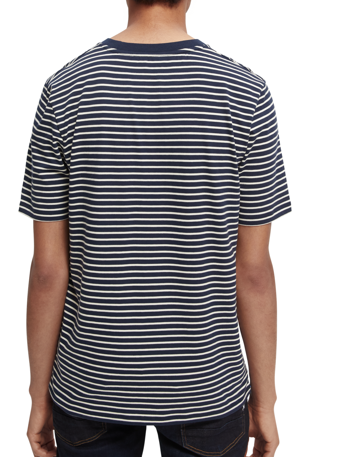 Scotch & Soda - Crewneck Striped Jersey T-Shirt - Combo A