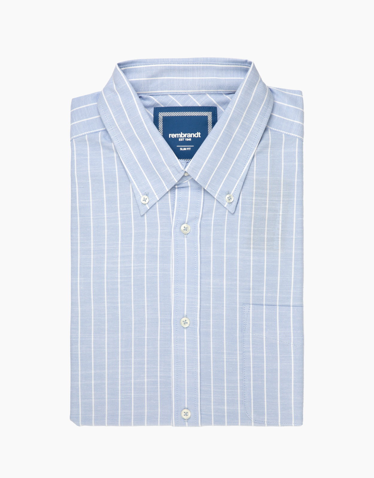 Rembrandt - Ohope - Reverse Stripe Shirt - Light Blue