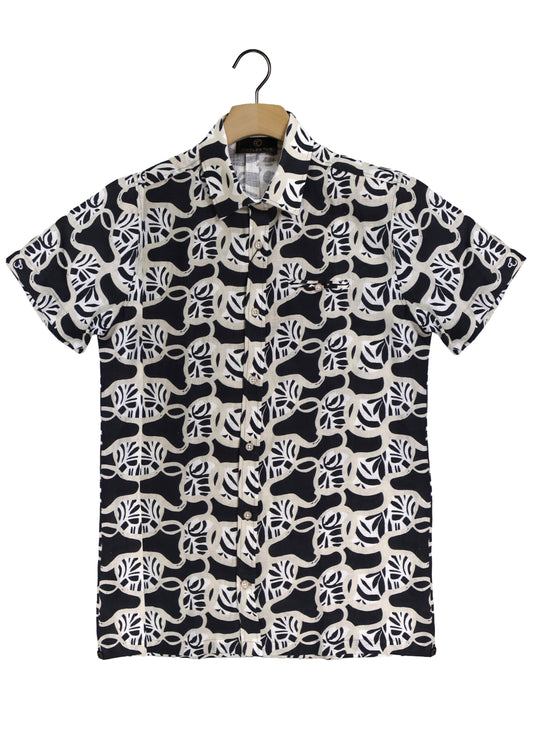 Cutler & Co - Ian Short Sleeved Shirt - Sambuca