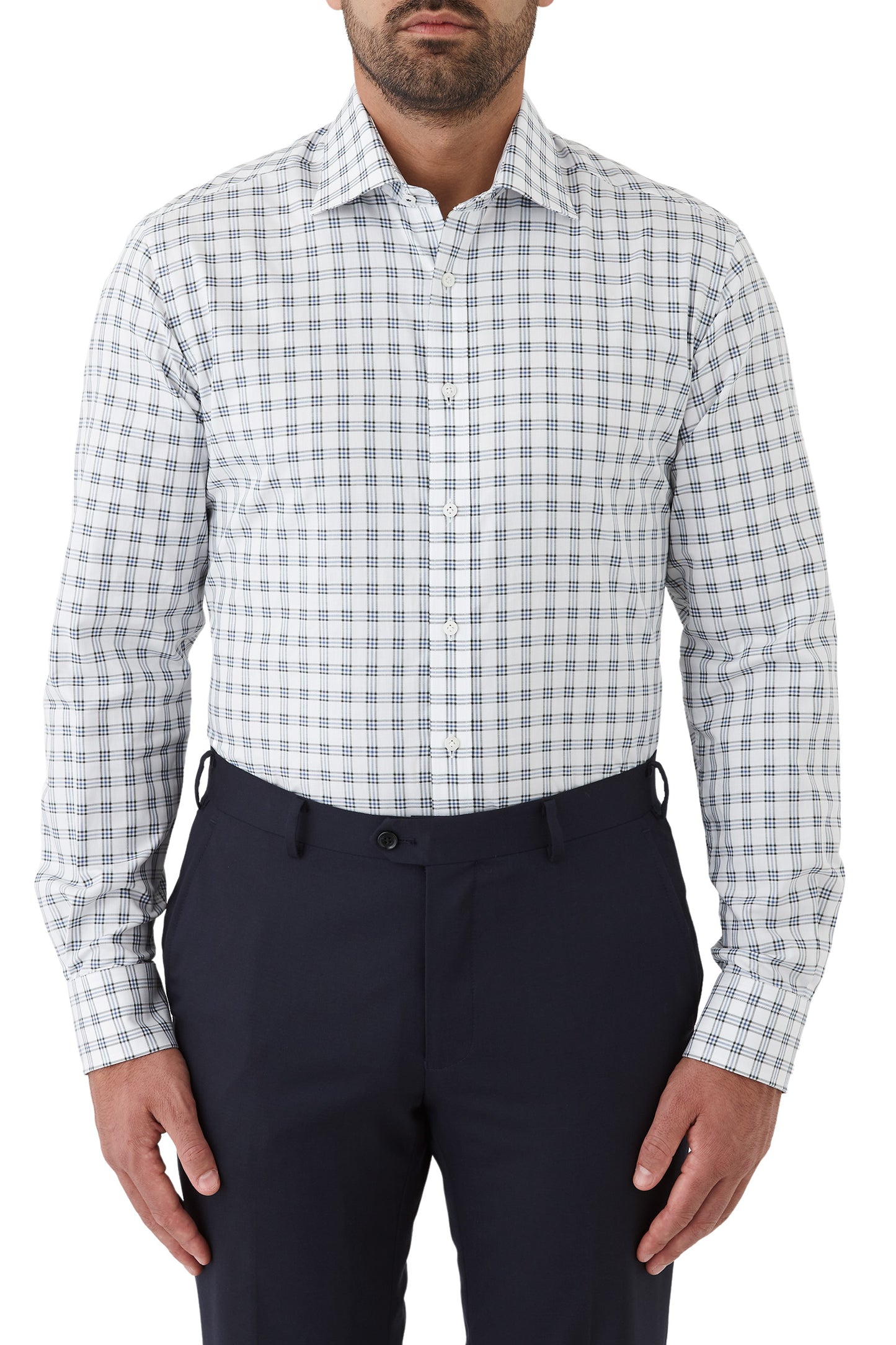 Cambridge Carlton Shirt - Green/Blue Check