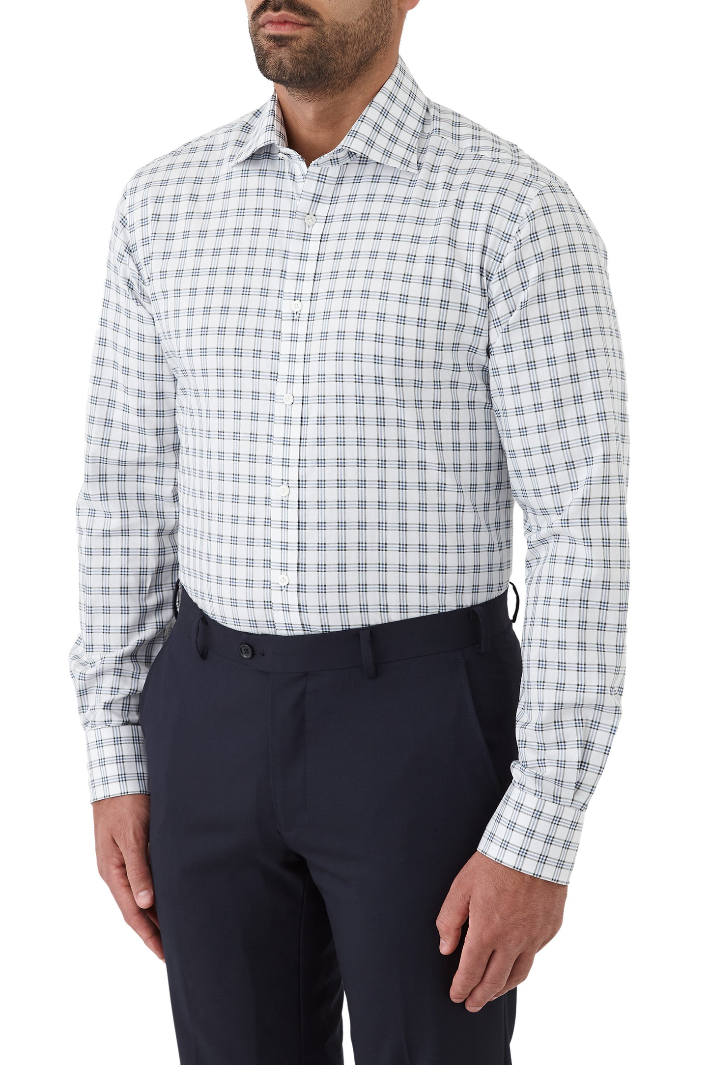 Cambridge Carlton Shirt - Green/Blue Check