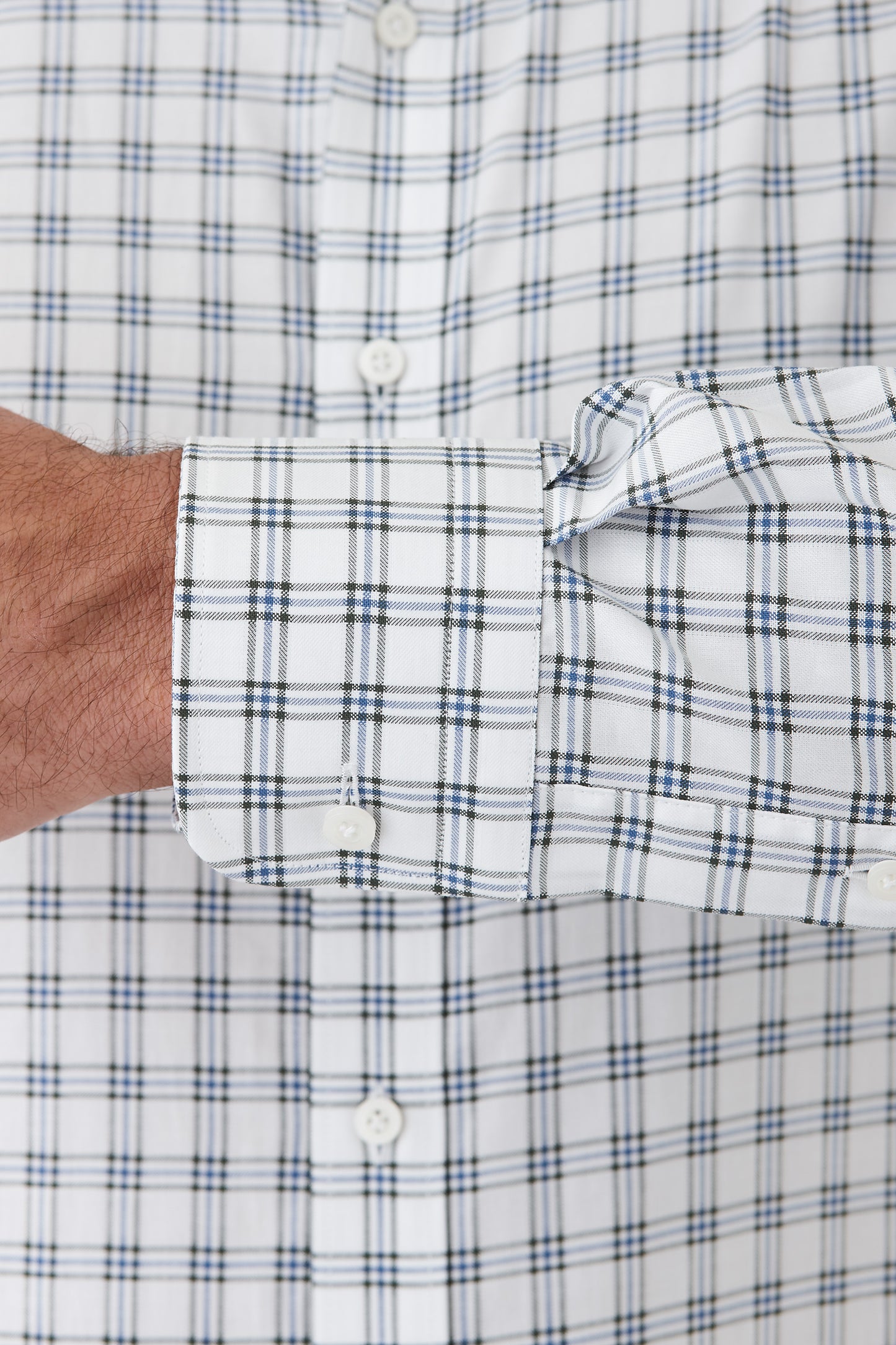 Cambridge Carlton Shirt - Green/Blue Check