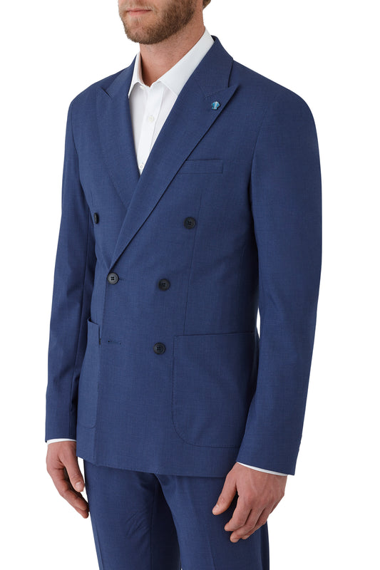 Gibson - Brixton/Deller Double Breasted Suit - Blue