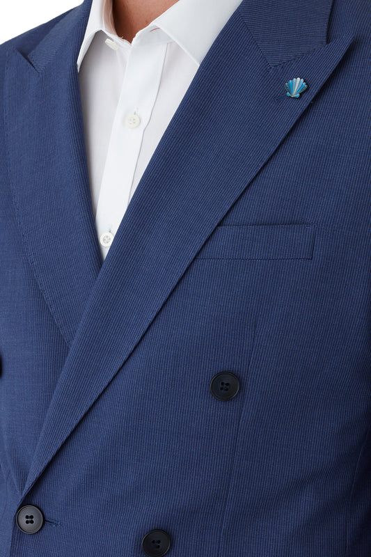 Gibson - Brixton/Deller Double Breasted Suit - Blue