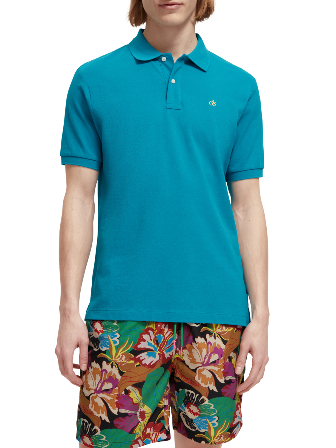 Scotch & Soda - Organic Cotton Pique Polo - Three Colours