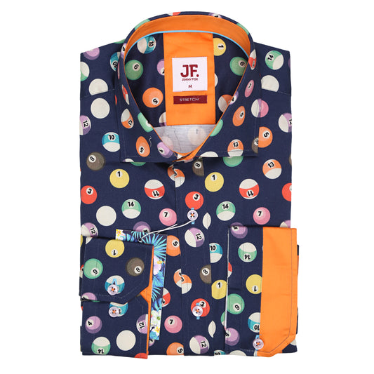 Jimmy Fox - Pool Balls Print Shirt