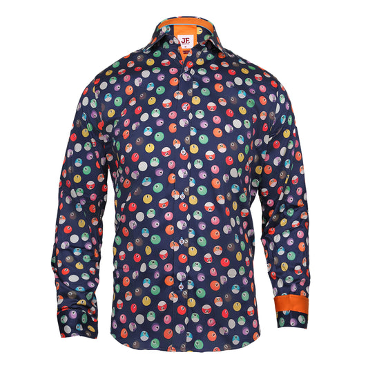 Jimmy Fox - Pool Balls Print Shirt