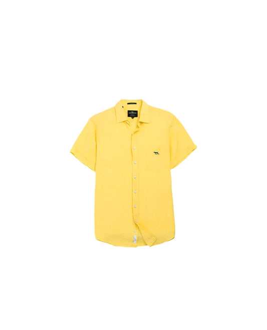 Rodd & Gunn - Cathedral Cove Short Sleeved Linen Shirt - Sunshine or Ash