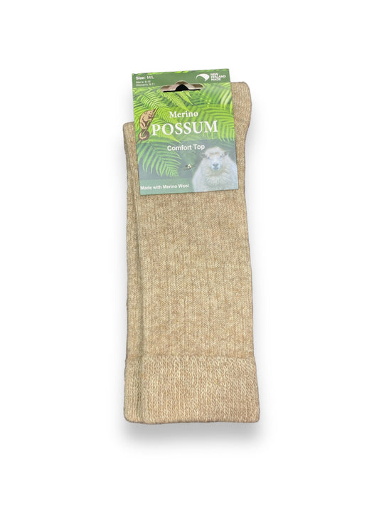 NZ Sock Co - Possum Merino Comfort Top Socks - Four Colours