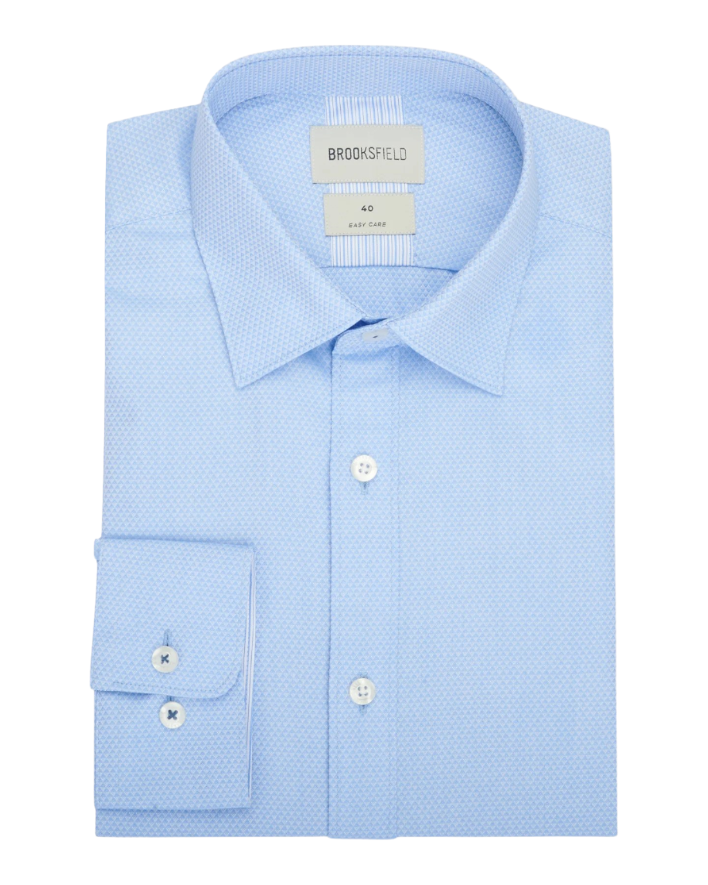 Brooksfield - Shadow Diamond Shirt - Blue