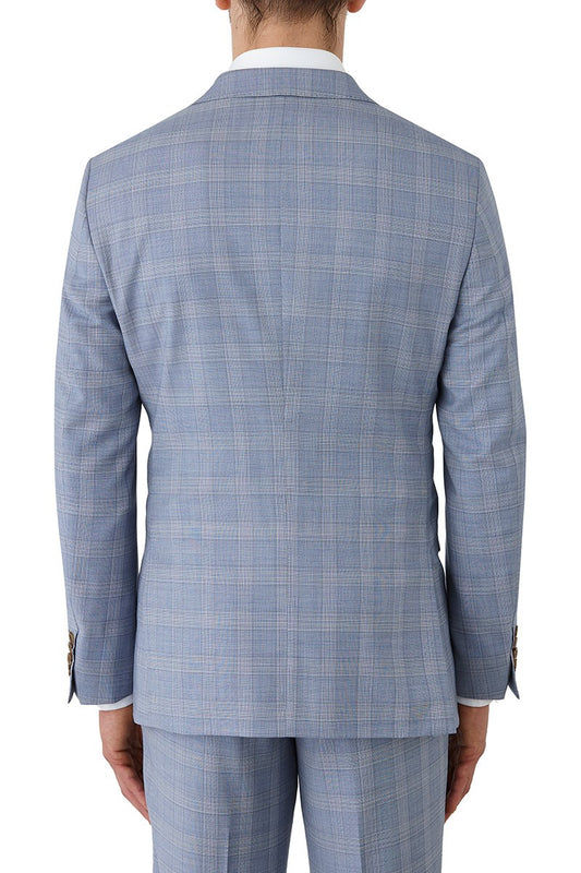 Cambridge - Morse/Interceptor Suit - Light Blue Check