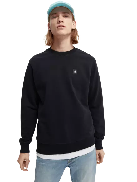 Scotch & Soda - Organic Cotton Felpa Sweatshirt - Night