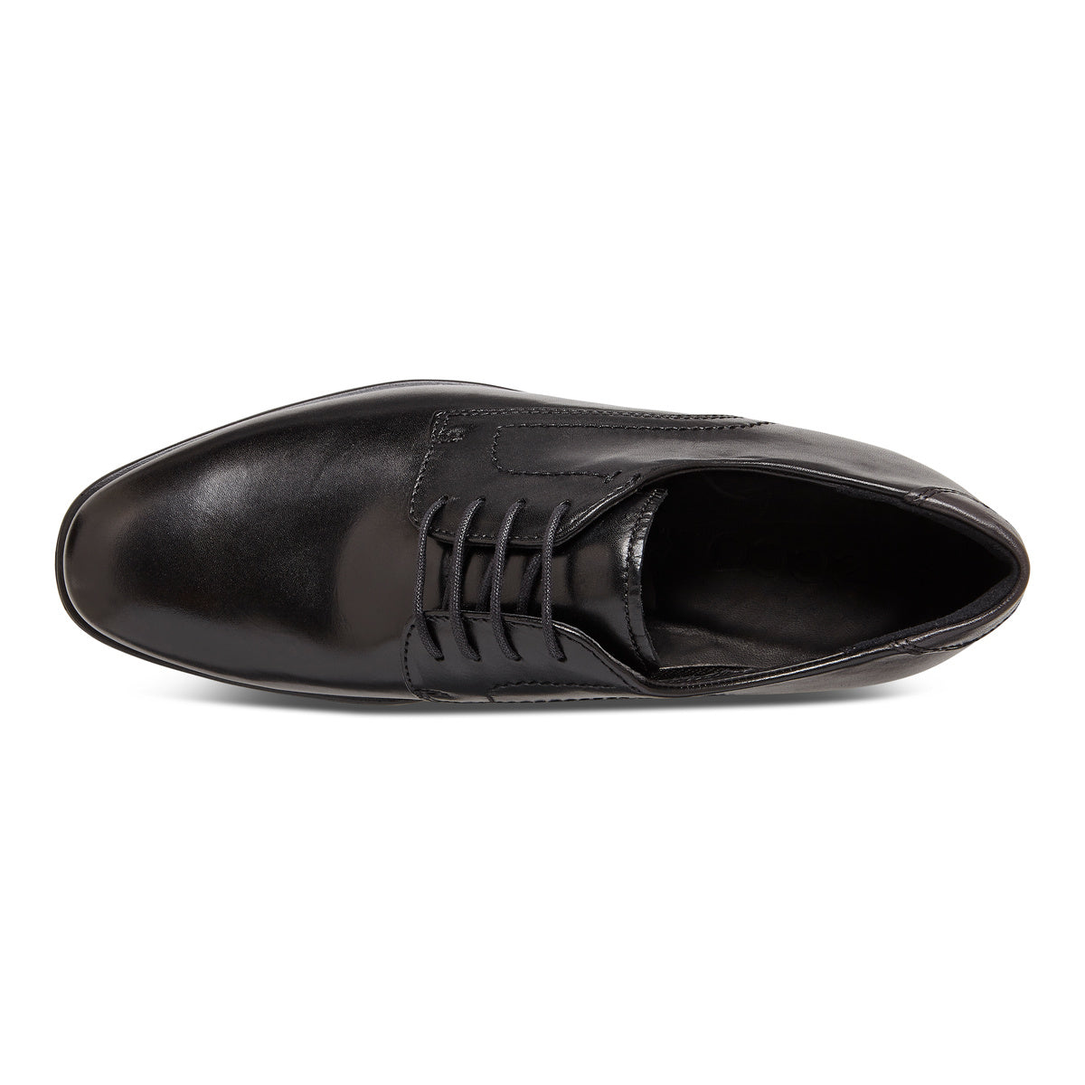 ECCO Melbourne Leather Lace Up Dress Shoe Black or Amber