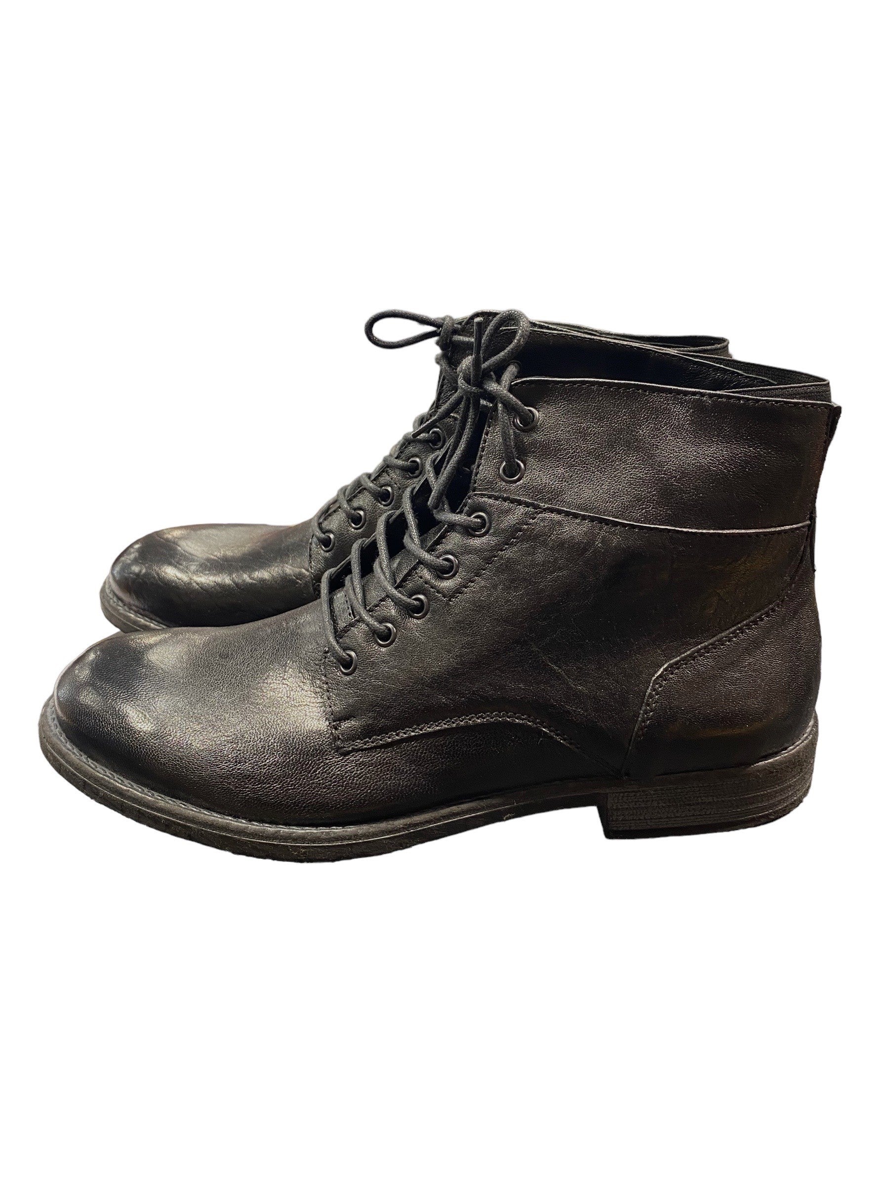 Emporio Italia - Coraf Leather Lace Up Boots - Black or Brown ...